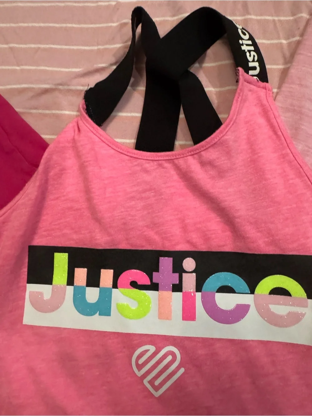 Girls Assorted Pink Tank Top Set of Four